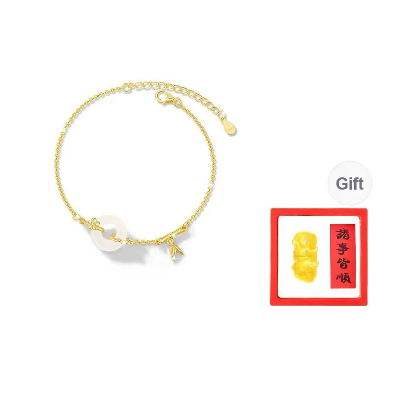 Chongqing Gold Store Chalcedony Bracelets Women's-0