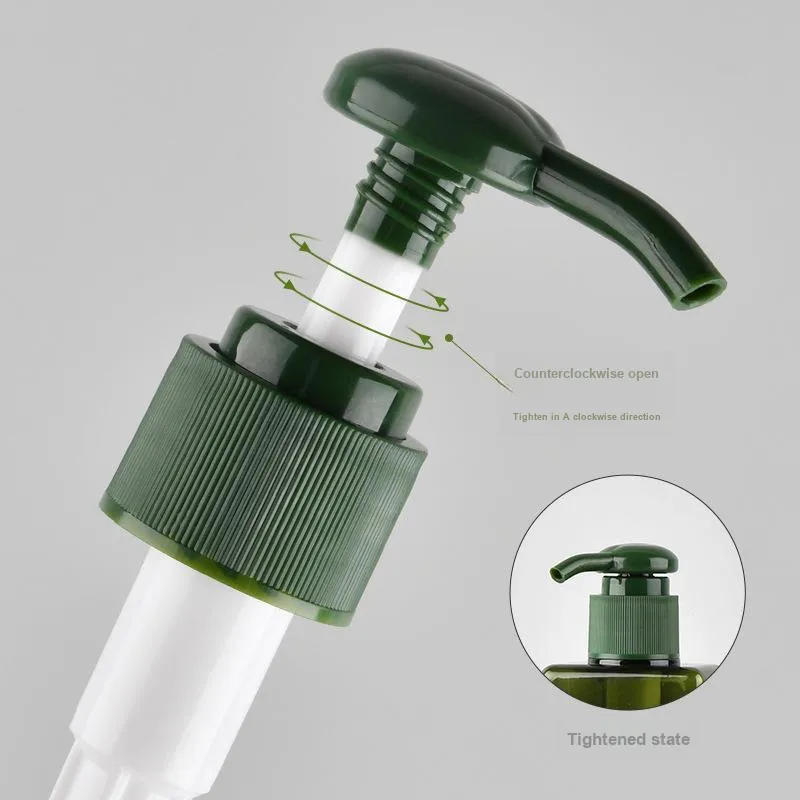 JIANYINGSHU Shampoo Bottle Empty Travel Mini Bottles Push Button-2