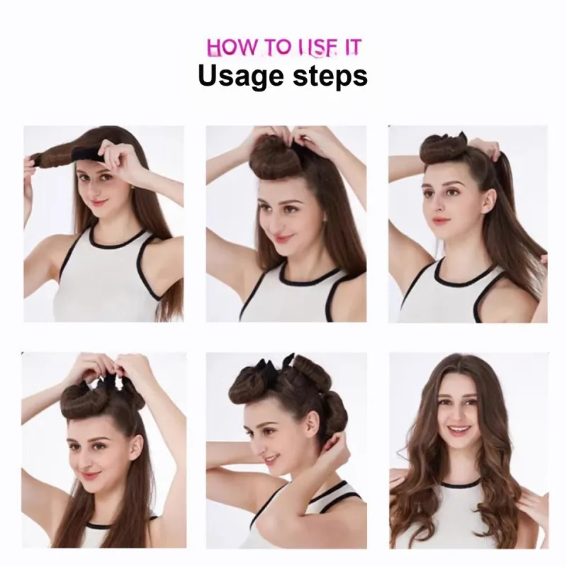 GOODY Advanced Textured Lazy Big Wave Curling Iron Hair Friendly Natural-4