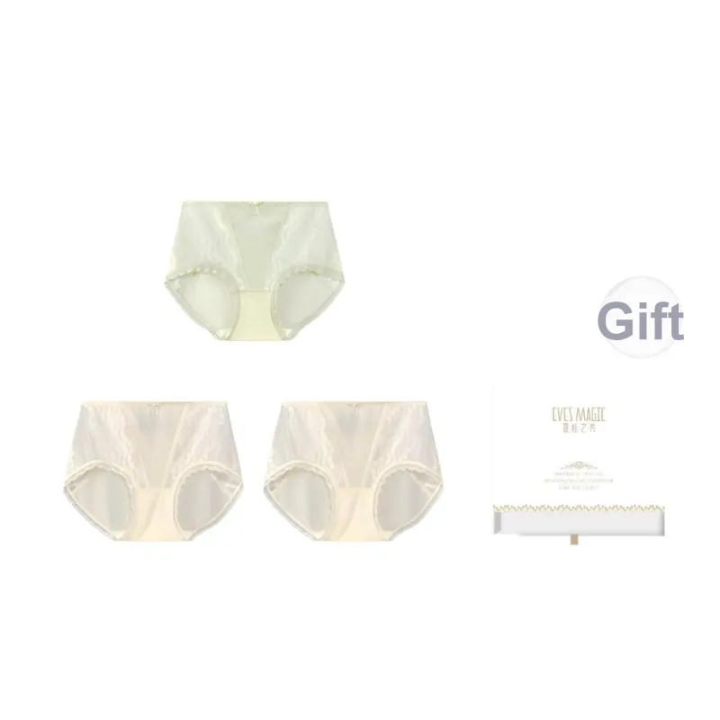 XIA.WA.ZHI.XIU Underpants Women's Shopping Bag 3 Pack-0