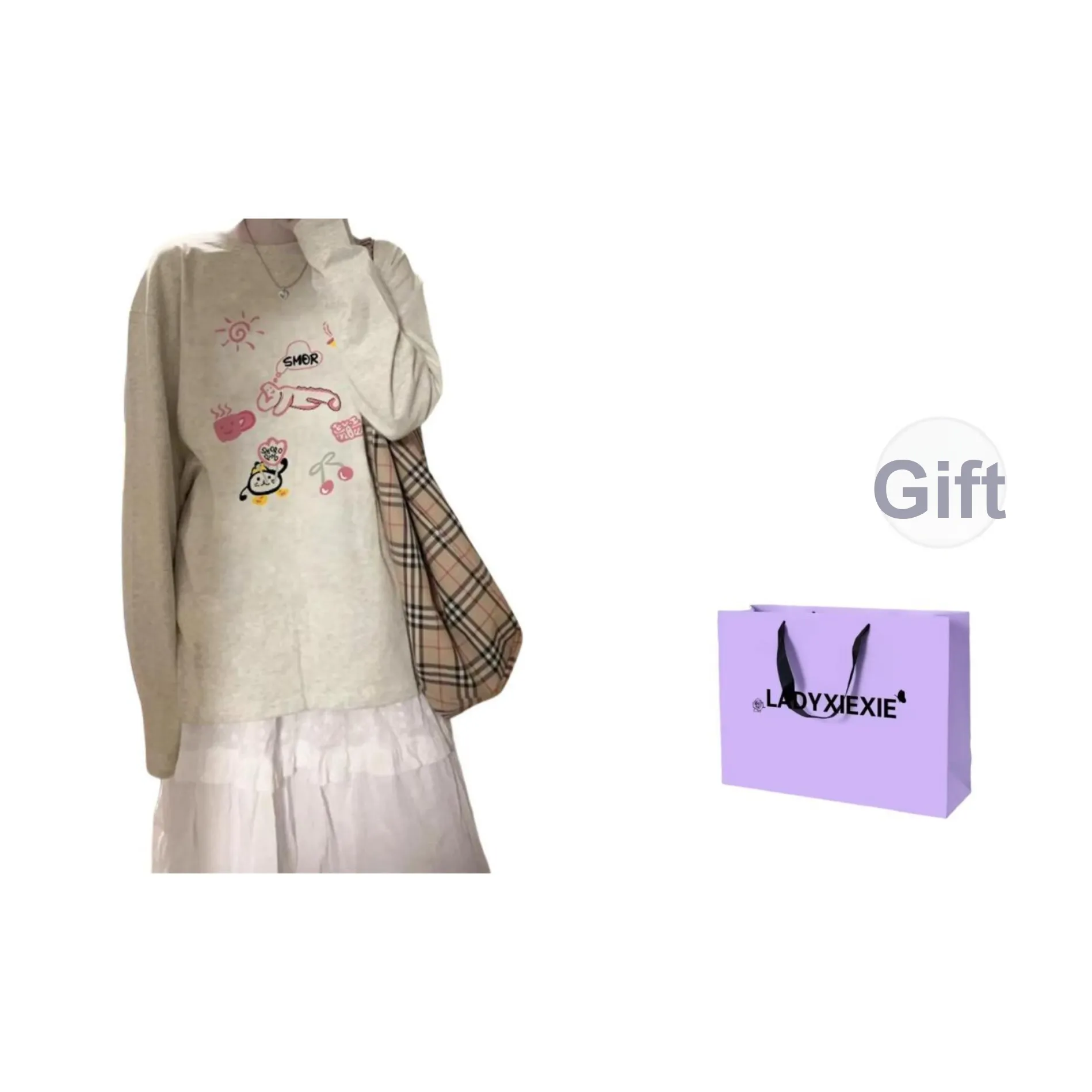 LADYXIEXIE Т-рубашка с оборванным рукавом унисекс