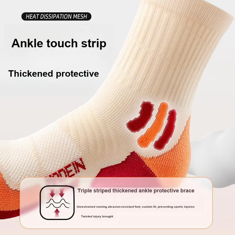 Taste The Color Basketball Socks Women's 5 Pack-26