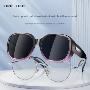 One One TR90 Oval Sunglasses Unisex