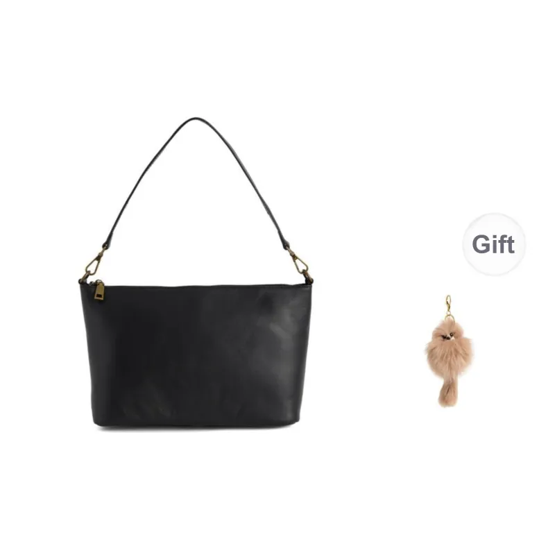 COCOEVA Cow Leather Commute To Work Shoulder Bag Regular Women's Silver Apricot Yellow/Black-3