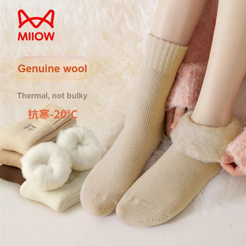 MIIOW Mid Calf Socks Unisex 5 Pack-1