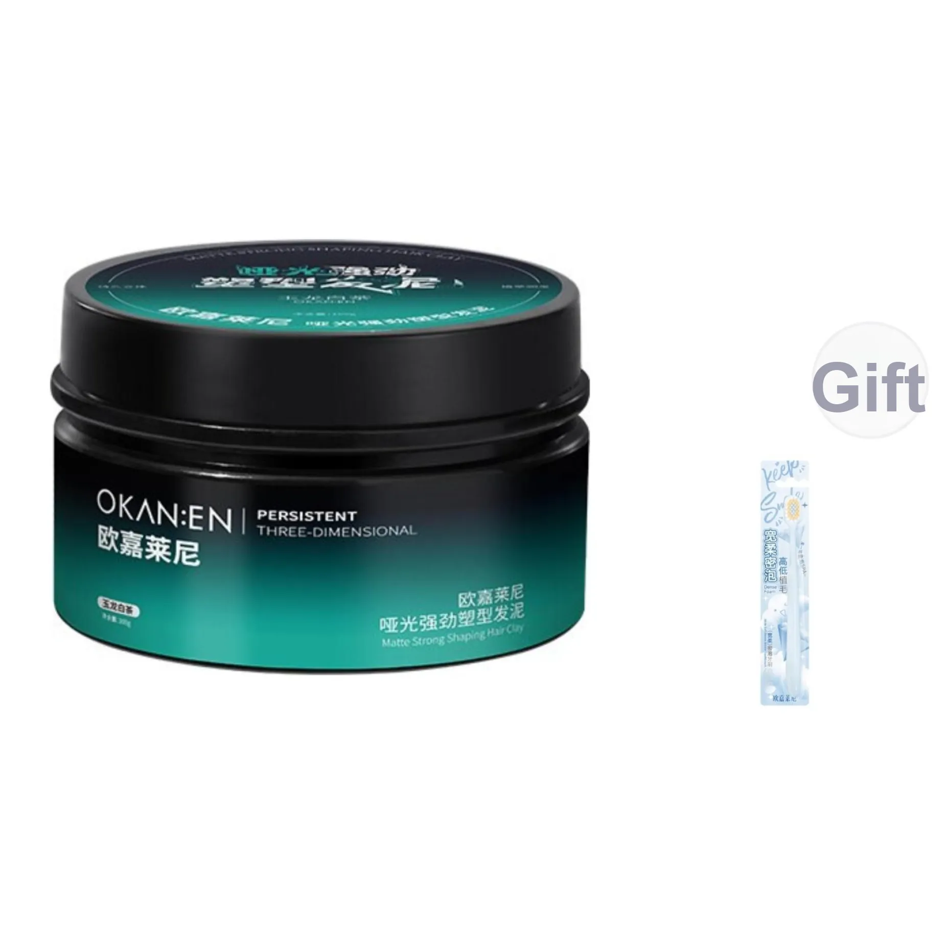 OUJIALAINI Матовый Strong Формирование Волосы Глина Естественный Пышный Вверх