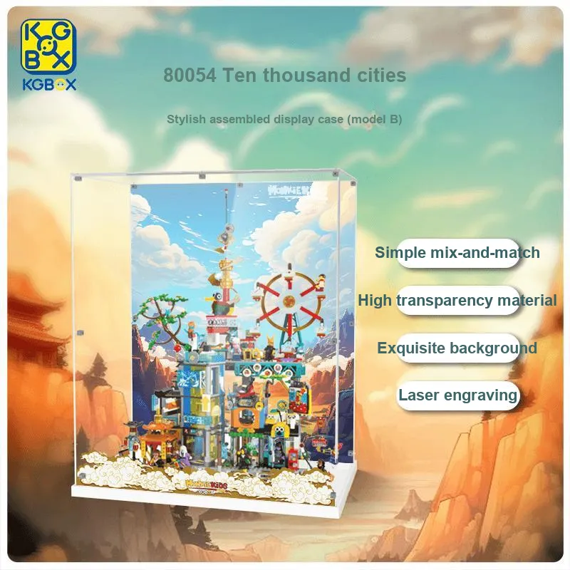 KGBOX Building Block 80054 Ten Thousand Cities Model Accessories-10