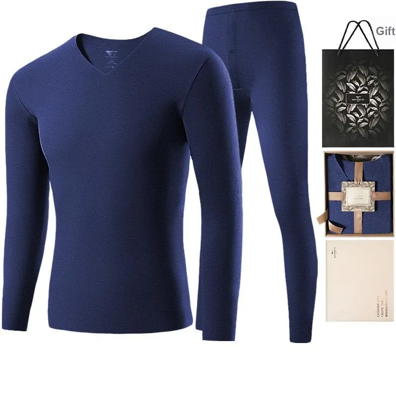 SEPTWOLVES Thermal Set Men's Gift Box Set+Shopping Bag-12