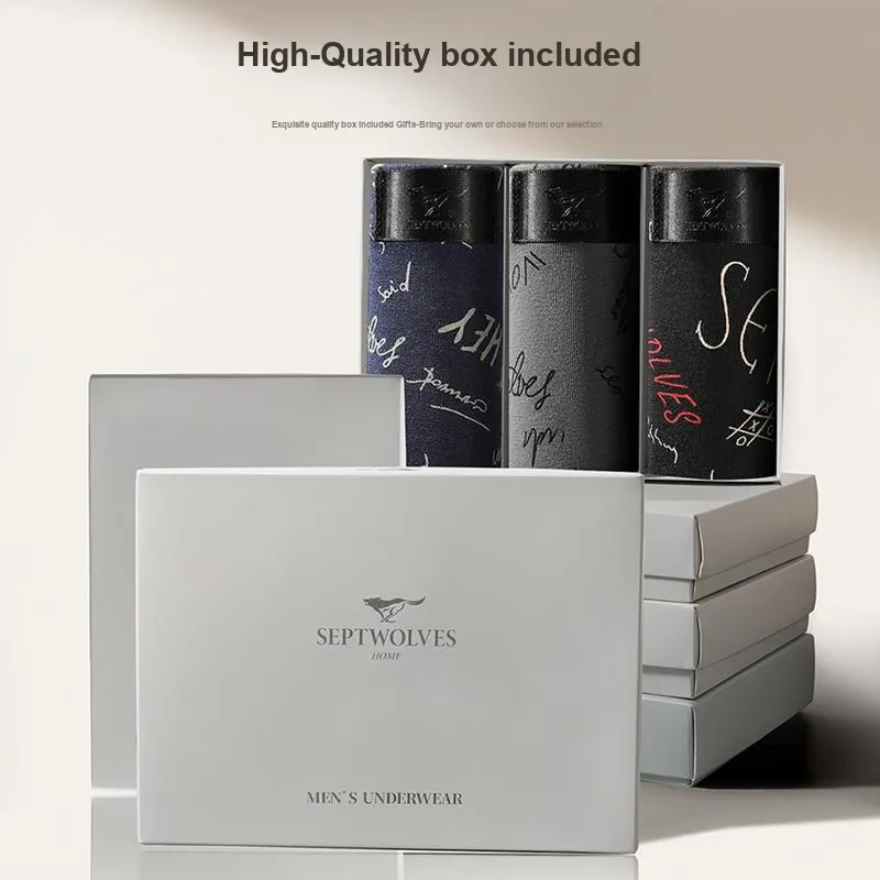 SEPTWOLVES Underpants Men's 3 Pack Gift Box Set-23