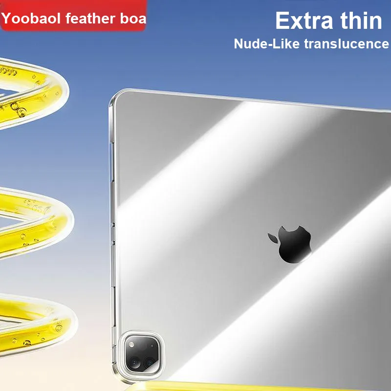 Yoobao Compatibility  IPad, IPad Pro, IPad Mini 6, IPad Air 5, IPad Air 6, Transparent Tablet Protective Cases-5
