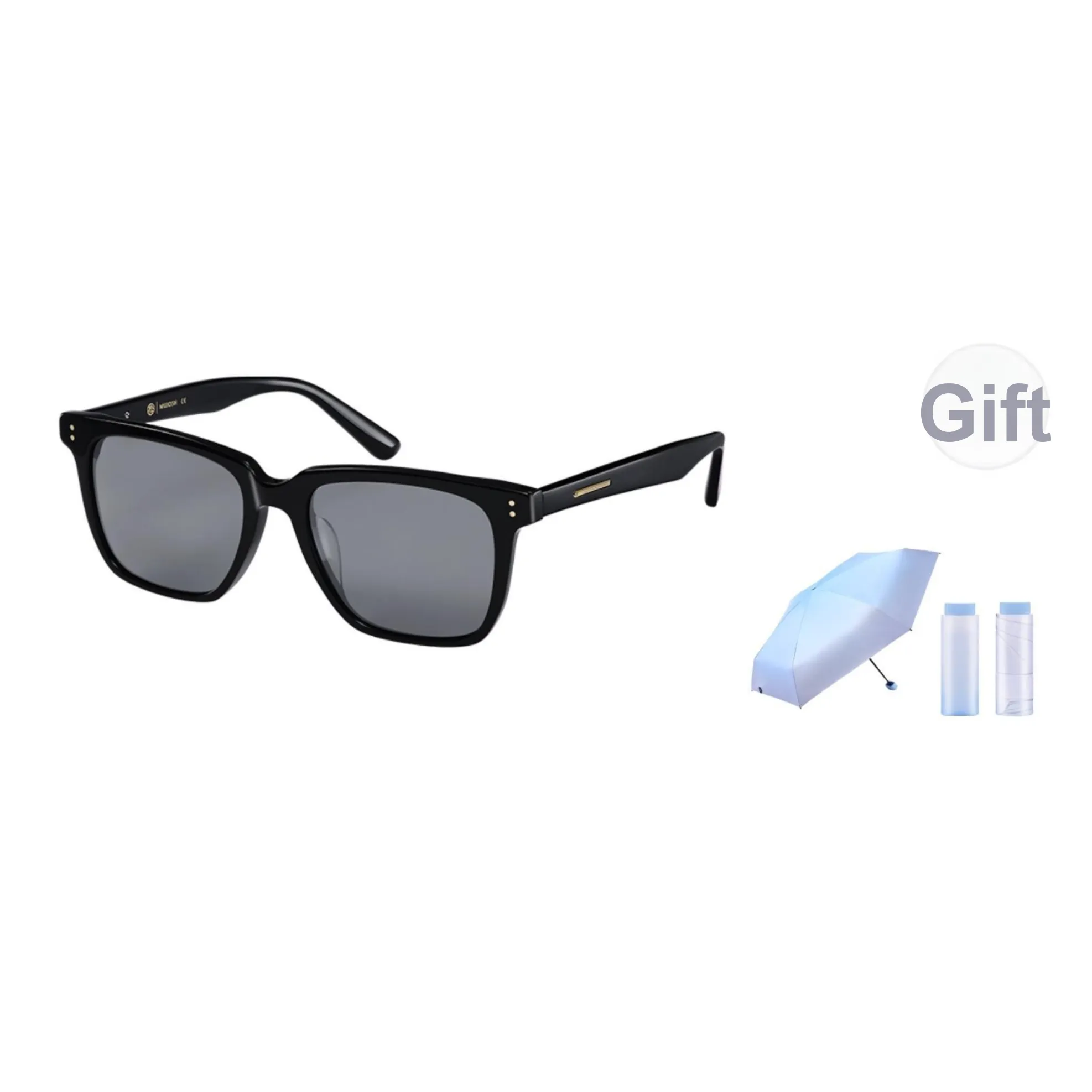 MUJOSH Квадратная пластина Midframe На открытом воздухе Защита от солнца Солнцезащитные очки Защита от ультрафиолета Унисекс