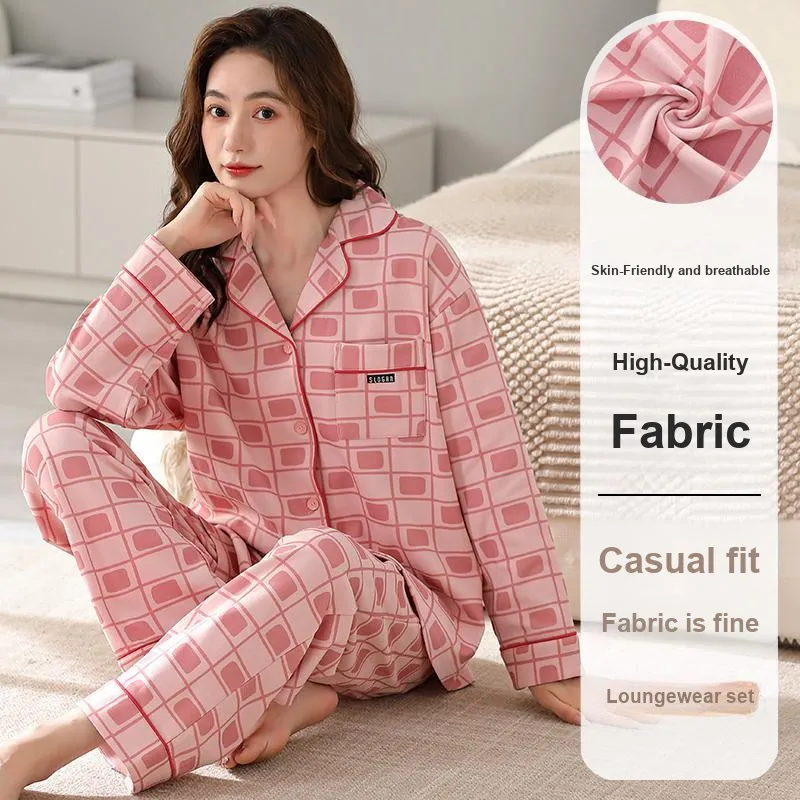 XIAFENYAN Pajama Set Women's Pink-1