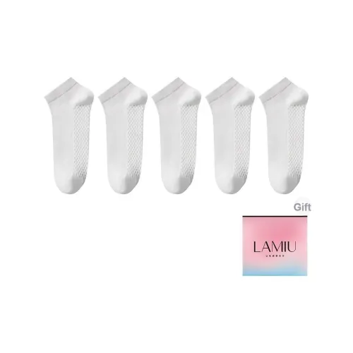 Lan Miao Низкие носки Мужские Сумка для покупок 5 пар