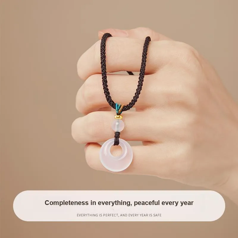 Branded Jewelry Natural Chalcedony Necklaces Women's-2