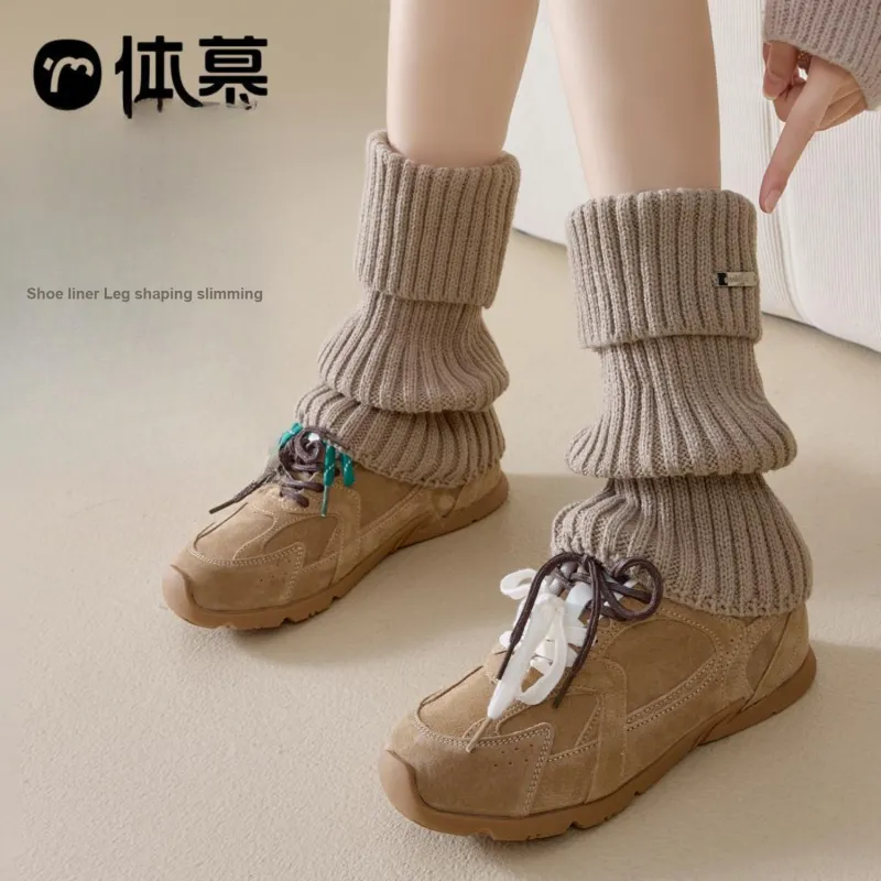 Temooues Mid Calf Socks Women's Combo Set-36