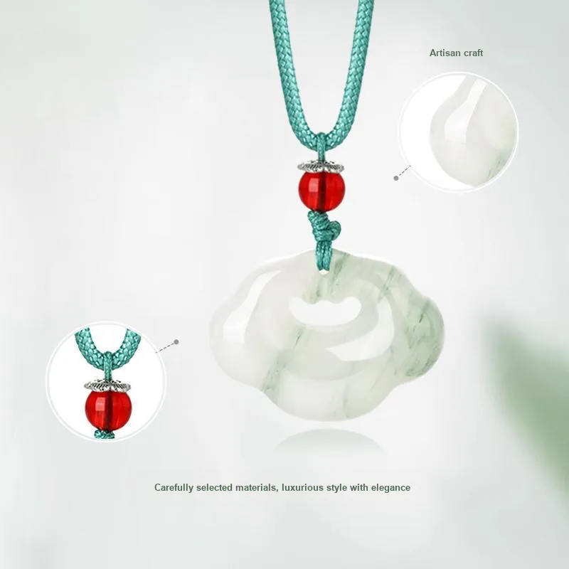 JINLIUFUJIXIANG Tianshan Jade Necklaces Unisex-4