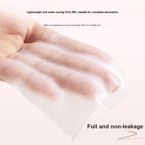 JIANMEICHUANGYAN Открыто Hole Регулируемый Экстра Тонкий Мокрый Компресс Хлопок Для Применения На Лицо Только