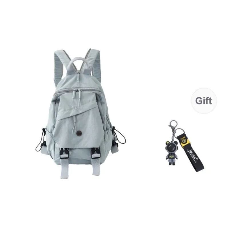 GOBLIN SHARKS 1759 Nylon Backpack Regular Unisex Gray/Black/Khaki/Green-0
