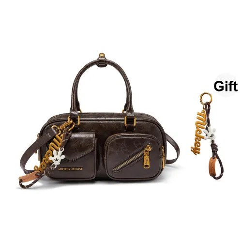 Disney ПУ (полиуретан) Сумка через плечо Женская Темно-коричневая