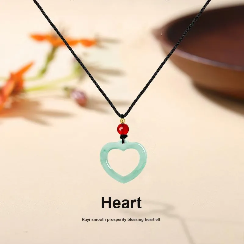 MISS TOOYA African Emerald Necklaces Women's-1