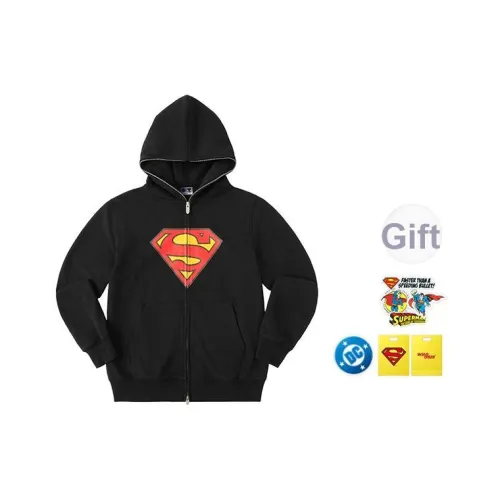 WHOOSIS Супермен Коллаборация Коллекция Унисекс Толстовки