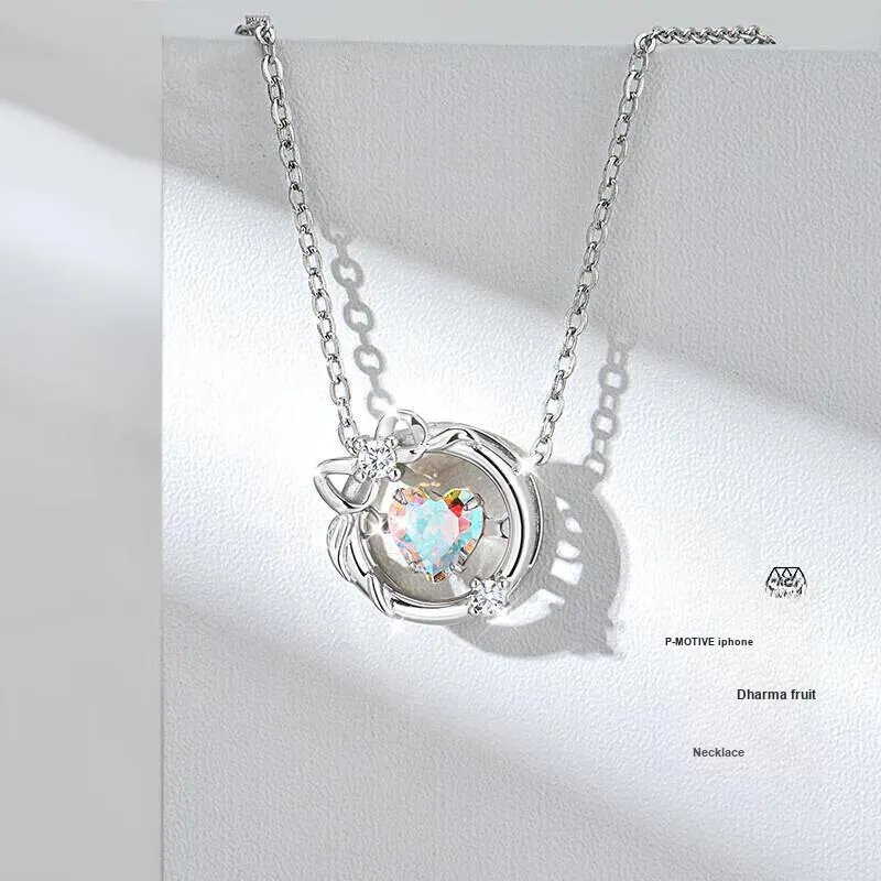Zhou Jifeng S925 Silver Necklaces Women's Rose Gold, Silver-2