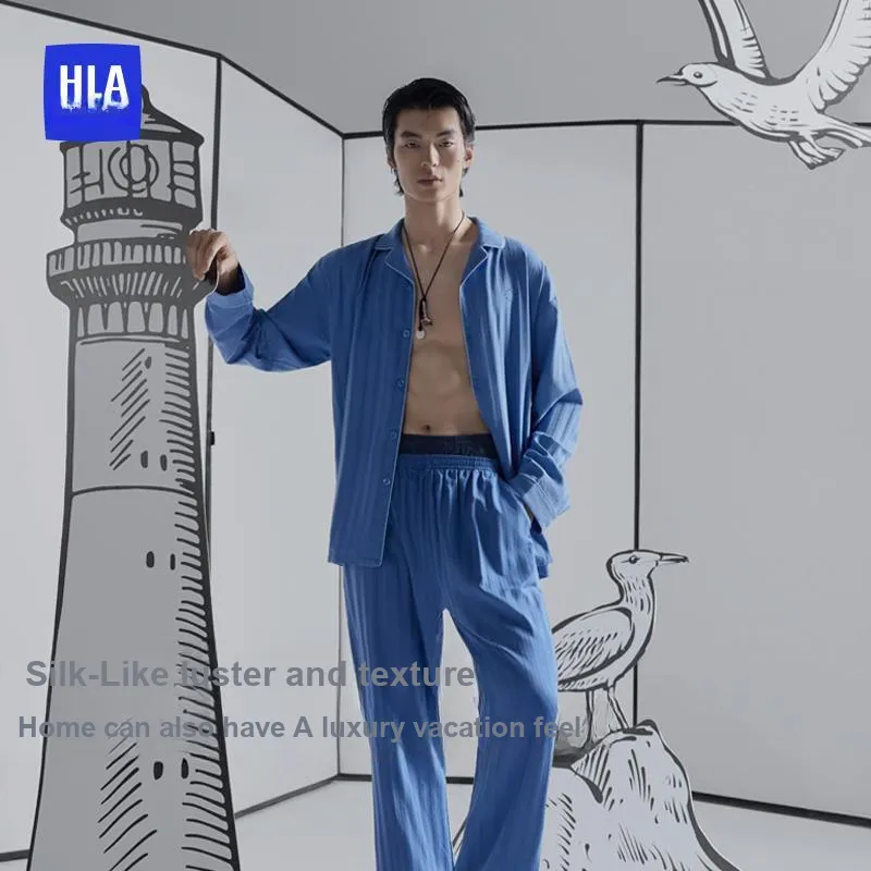 HLA Men Pajama Sets-9