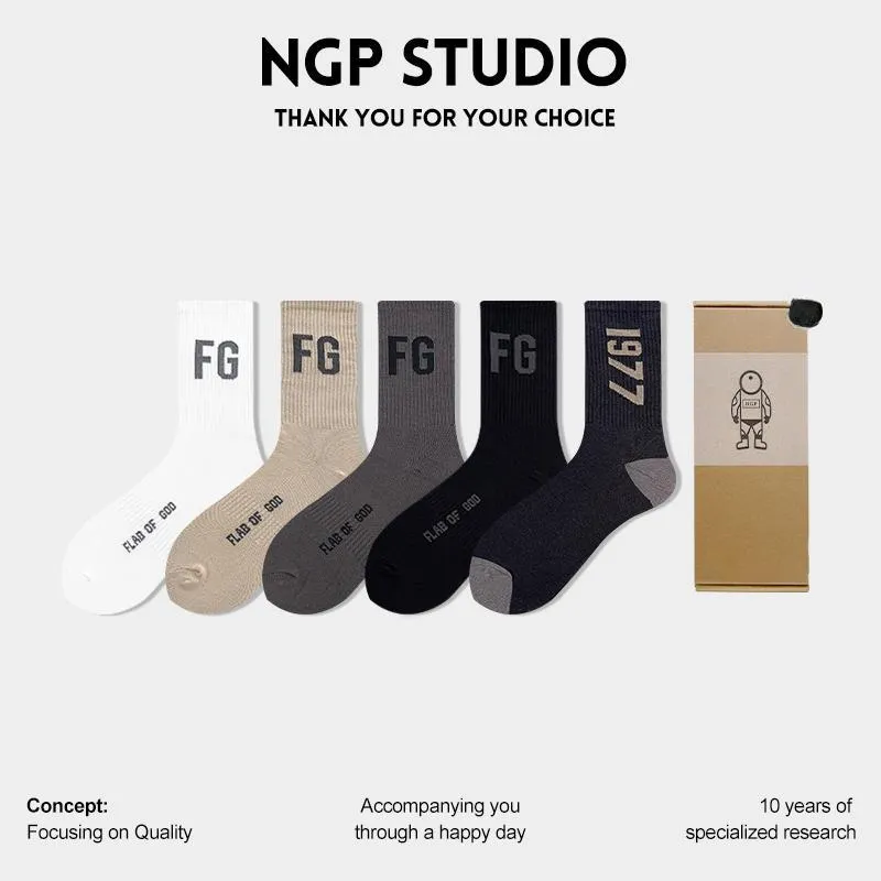 NGP Mid Calf Socks Men's 5 Pack-3