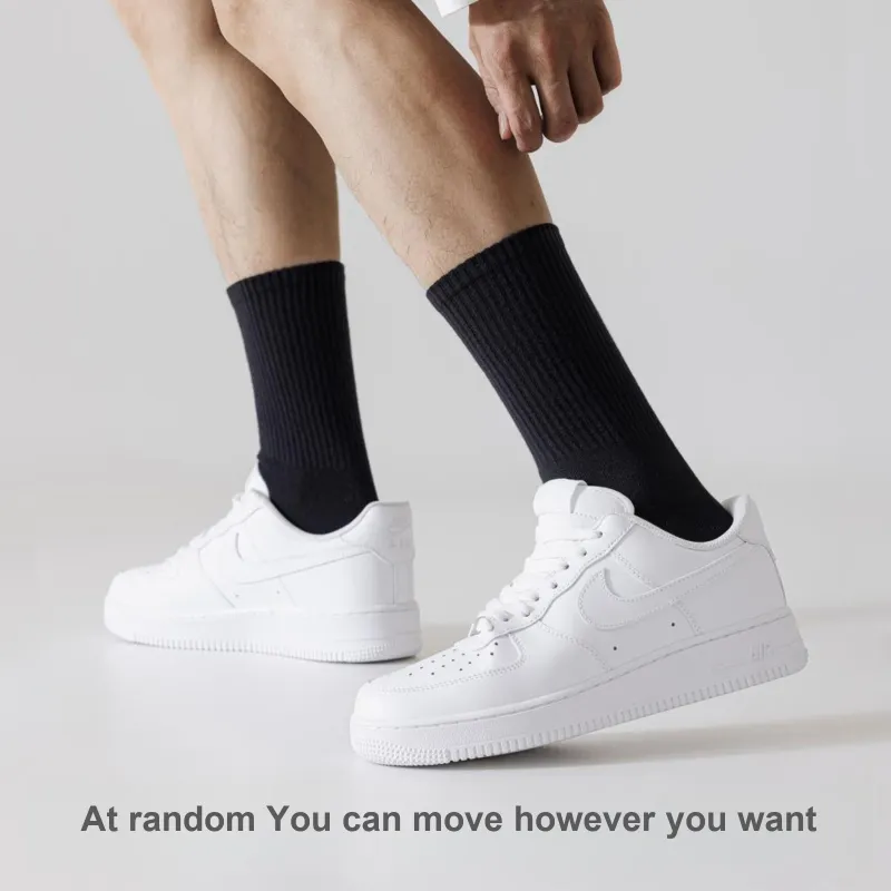 XXLLG Mid Calf Socks Men's 5 Pack-4