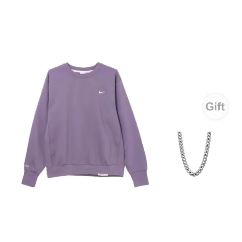 Nike Sweatshirts Unisex Valley Purple With Free Necklaces