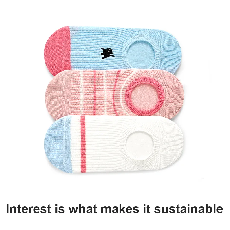Primeet No Show Socks Women's 3 Pack-5