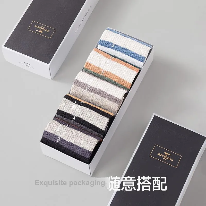 SEPTWOLVES Socks Gift Box Men's 5 Pack-1