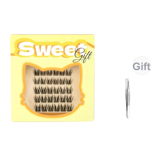 KULESI Кружево Бесплатно Мышка Стиль Искусственные ресницы Одиночный кластер Укрепляющий стиль