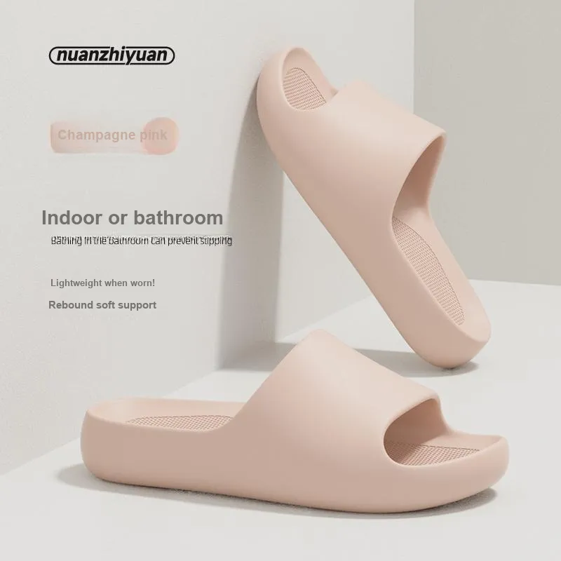 Warm Edge Home Slippers Summer Indoor Lightweight Comfortable Unisex Couple Slippers Dormitory-5