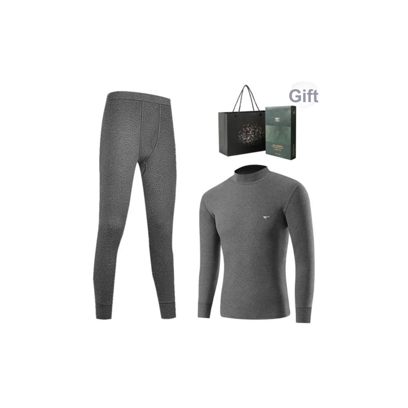 SEPTWOLVES Thermal Set Men's Gift Box Set+Shopping Bag