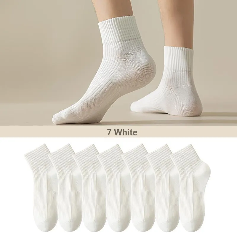7 SEVFUN Mid Calf Socks Unisex Combo Set-31