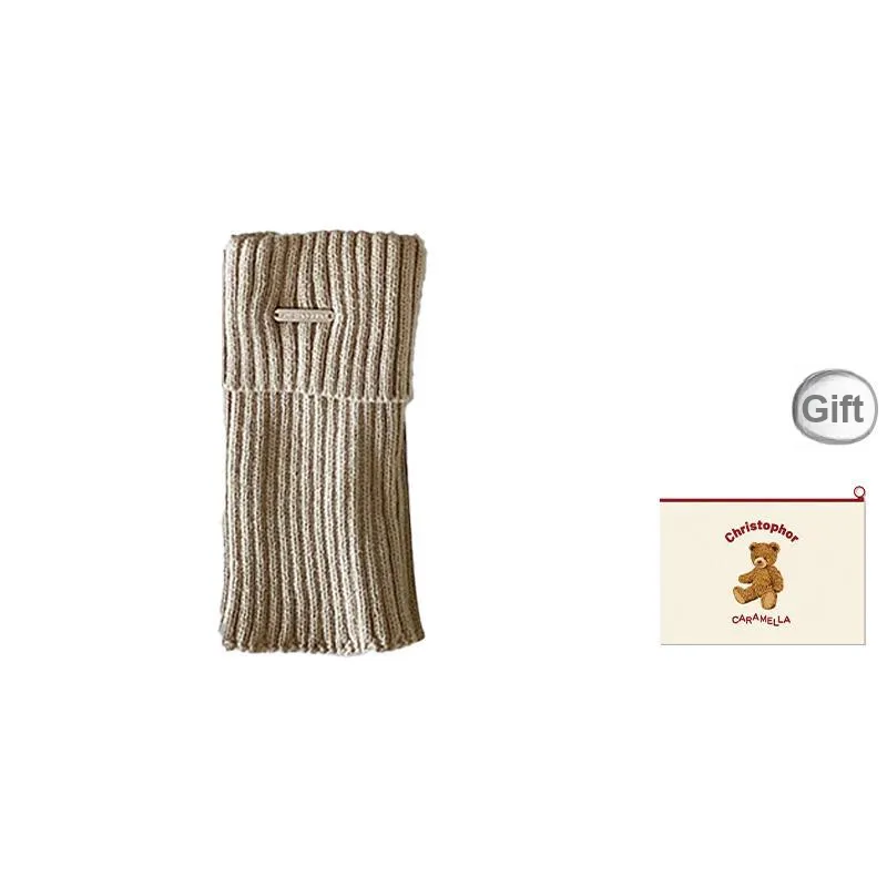 Caramella Mid Calf Socks Women's Shopping Bag Combo Set-16