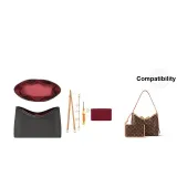 [Combo Bag Full Set]Black Curved Style+Mini Crossbody Set-Carryall Trumpets