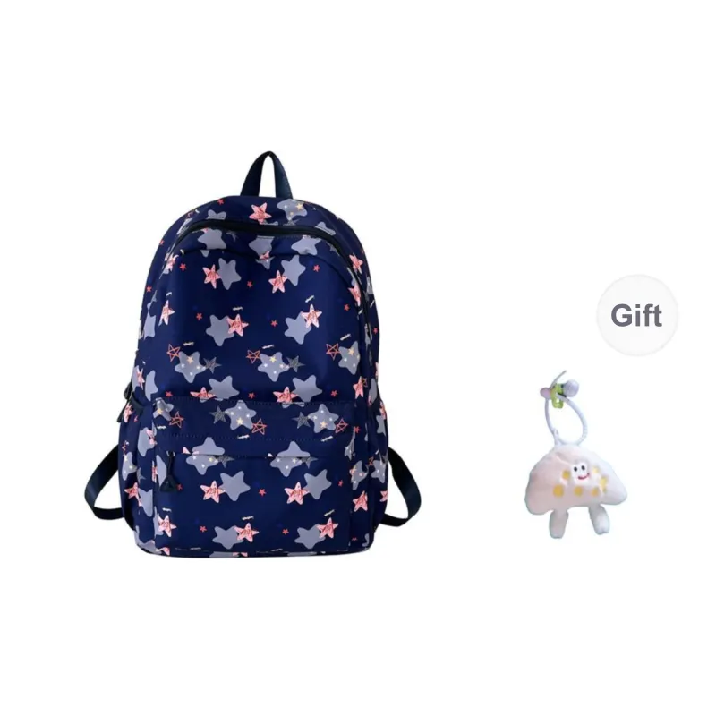 BRABOSTON Nylon Backpack Women's Pink/Khaki/Blue/Purple-7