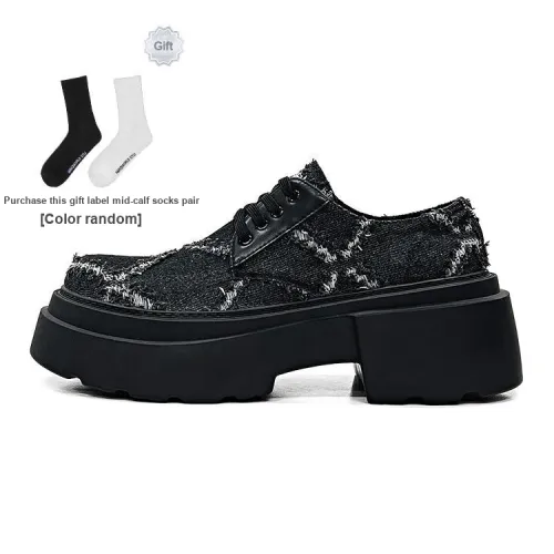 HANQIAORIJI Future Series Men's Casual Shoes Men Low-Top Black