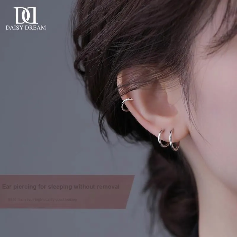 Daisy Dream 999 Fine Silver Earrings Unisex-3