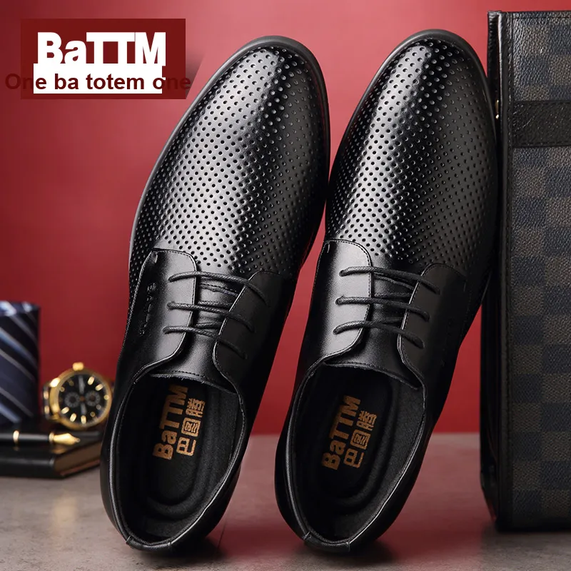 Batotem Casual Leather Shoes Men's-3