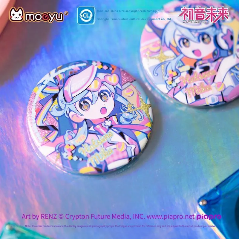 MOEYU Hatsune Miku Badge Miku Tinplate Commemoration Badge Anime Collection Badges-36