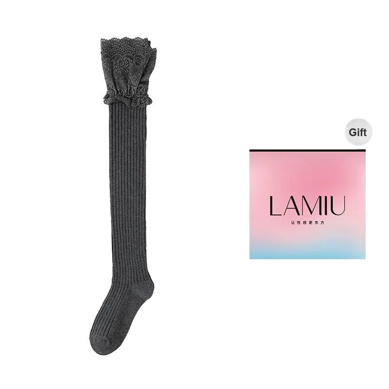Lan Miao Thigh high Socks Women's Shopping Bag Combo Set-7