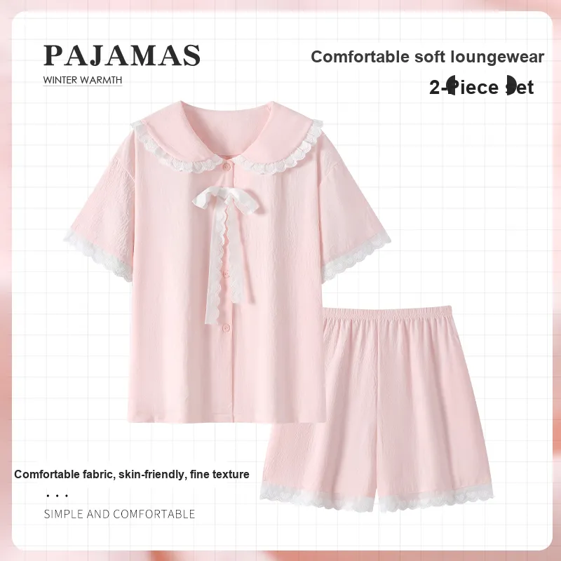 Maultiay Pajama Set Women's Pink-1