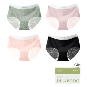 PLANDOO Underpants Women's Shopping Bag 4 Pack