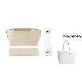 Glacier White Three-Piece Set (Old Version Shoulder Strap Pad+Liner+Bottom Pad)