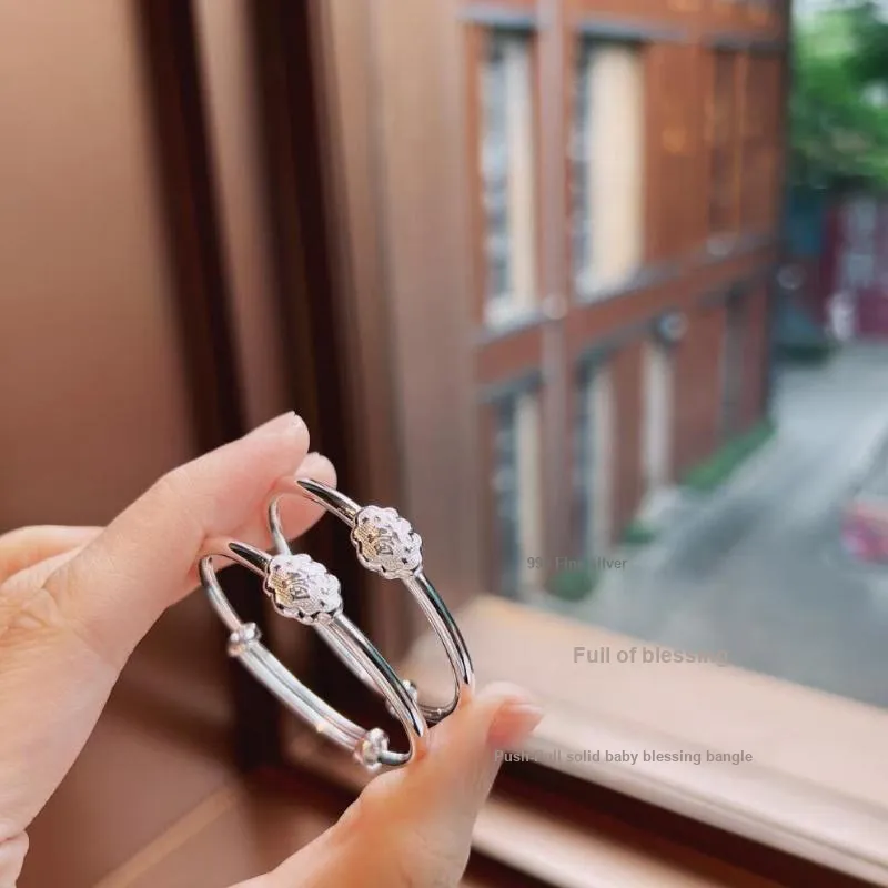 NSAOT 999 Fine Silver Bangles Kids'-1