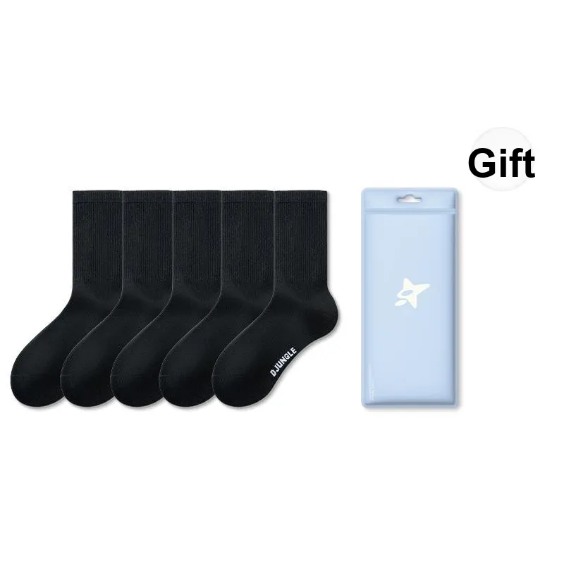DJUNGLE Mid Calf Socks Unisex 5 Pack-4