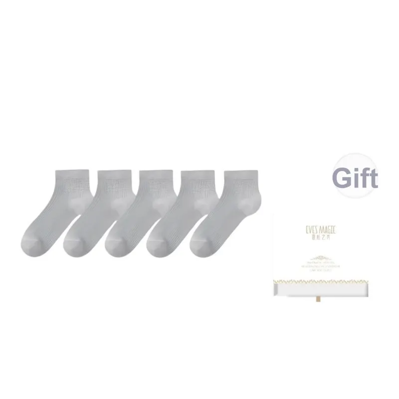 XIA.WA.ZHI.XIU Ankle Socks Women's Box 5 Pack-10